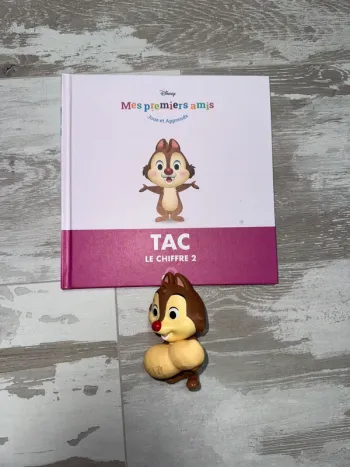 Figurine + livre mes premiers amis Disney Tac