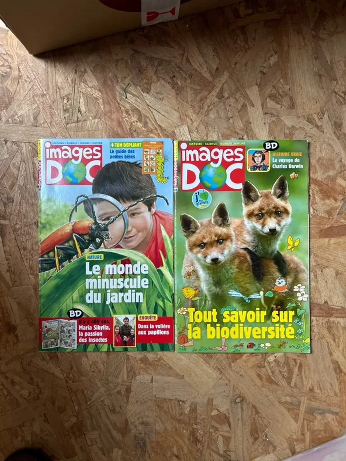 Lot de 2 images doc neuf