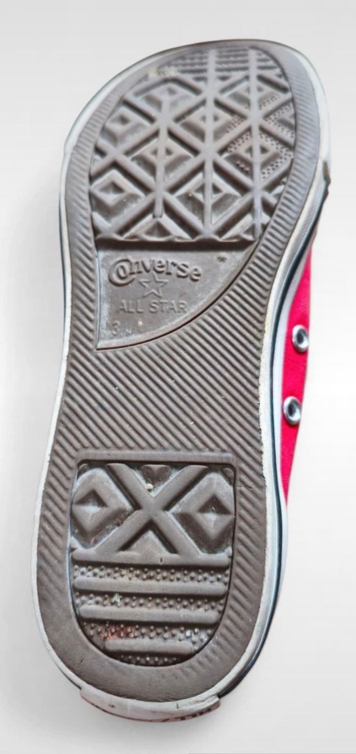 Converse basses rouge -  taille 35 - photo numéro 5