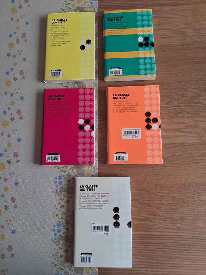 Lot de 5 manga de 1 a 5 assassination classroom - photo numéro 2