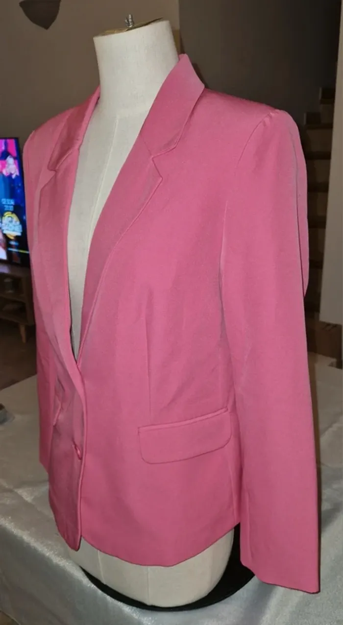 Blazer Vero Moda taille 38 rose - photo numéro 3