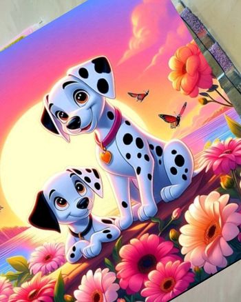 Diamond painting 101 dalmatiens #A010