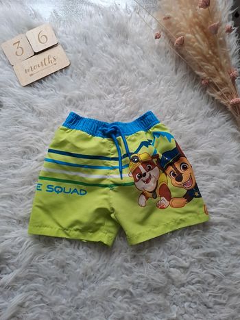 Short de bain paw patrol 36mois