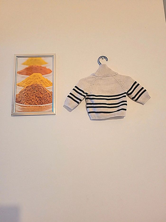 Pull bébé garçon "tape à l'œil" taille 1 mois - photo numéro 5