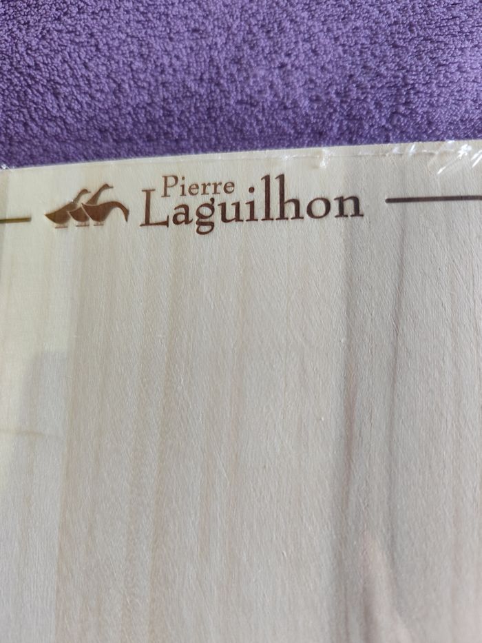 Couteau et planche à découper saucisson en bois laguilhon - photo numéro 4