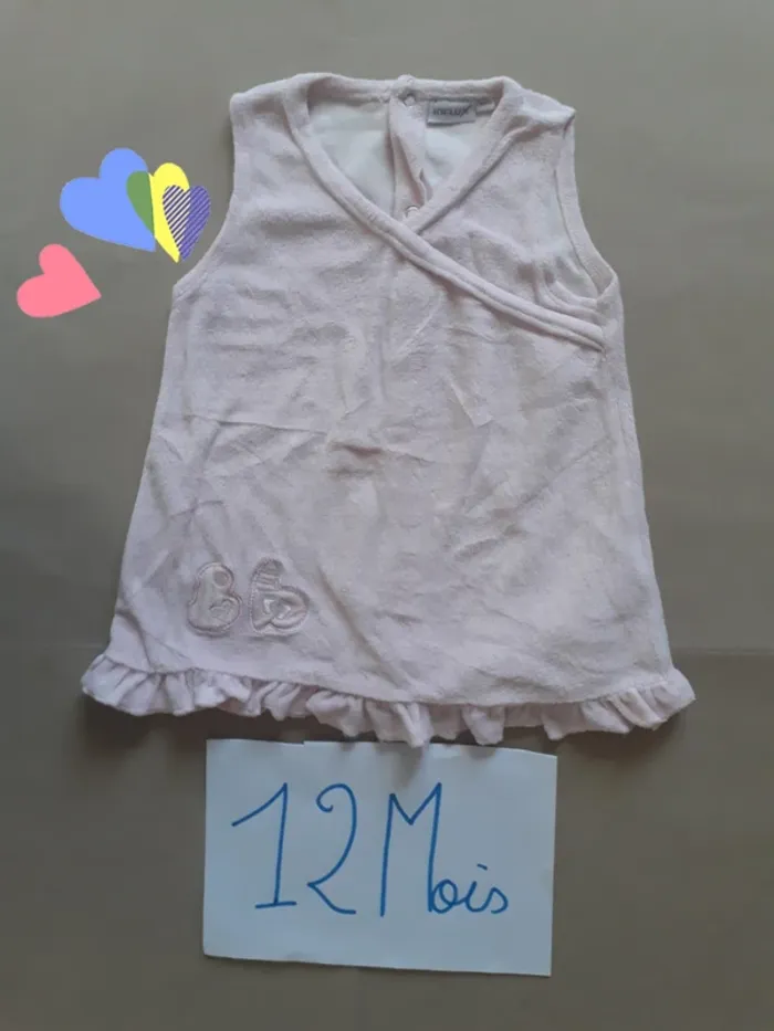 Robe SM (velours) 12 Mois