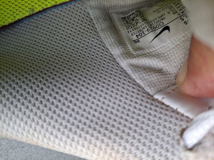 Baskets Nike Air force 1 blanche et jaune - photo numéro 9