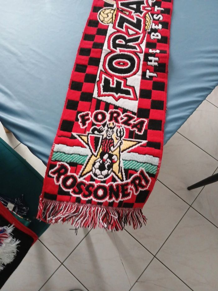 Écharpe foot milan ac Italie italia - photo numéro 2