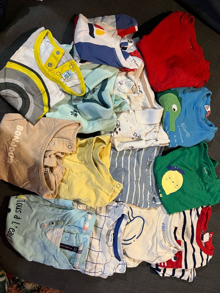 Lot 12 mois 122 pièces