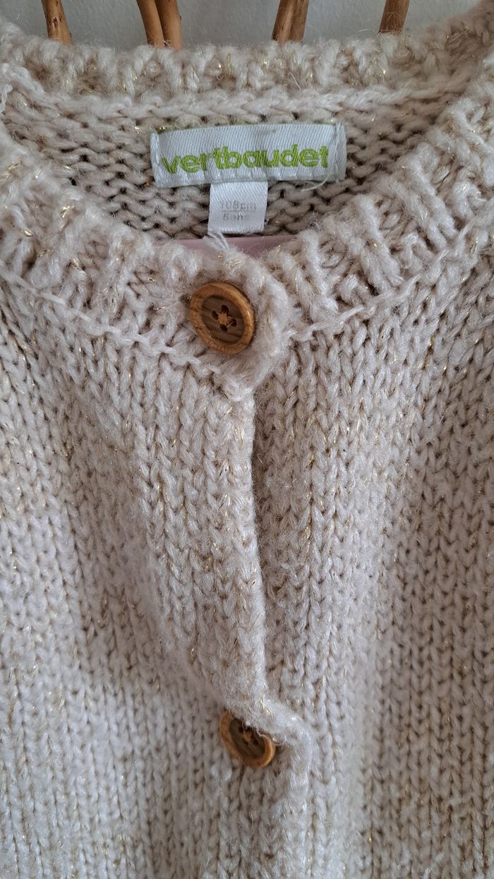 gilet vertbaudet 5ans 🌺 - photo numéro 2