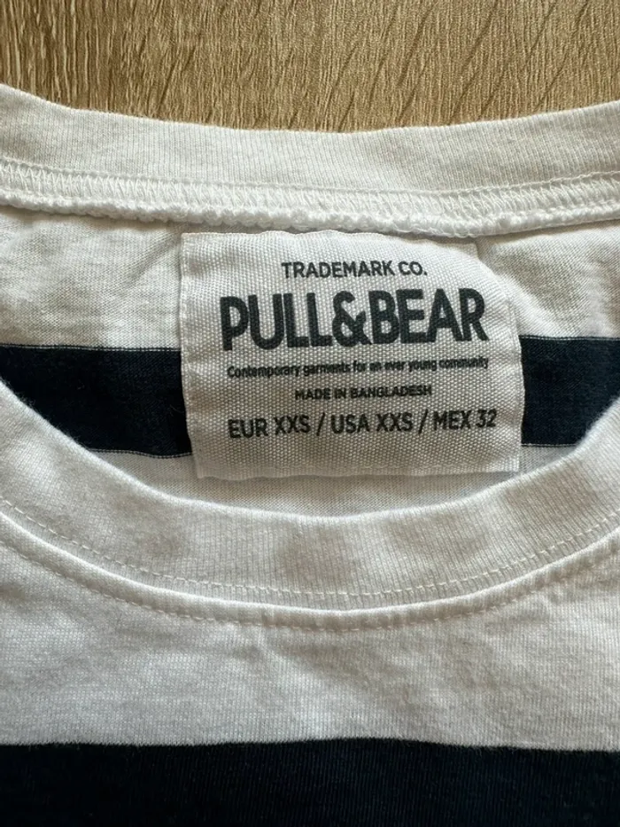 T-shirt à rayures Pull & Bear - photo numéro 4