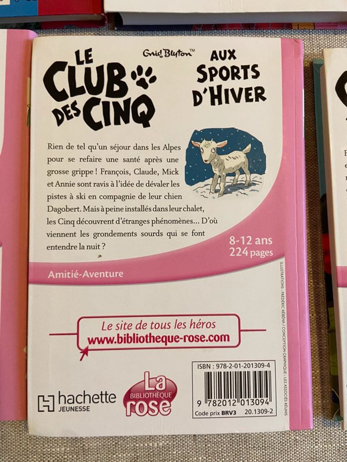 Lot de 7 romans du Club des Cinq - photo numéro 6