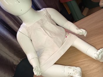 Tunique à motifs blanche