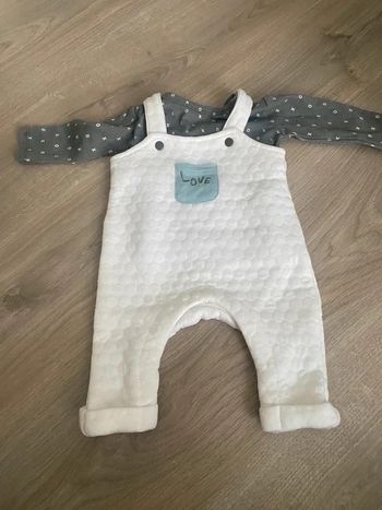 Ensemble salopette pull