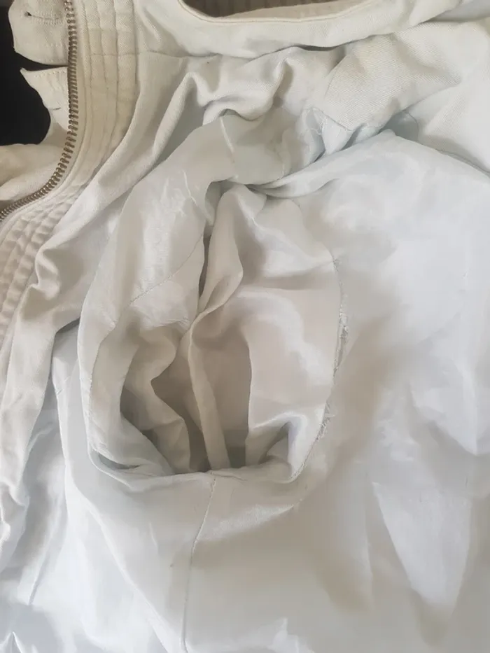 Manteau blanc "Rock You" Femme Taille L - photo numéro 14