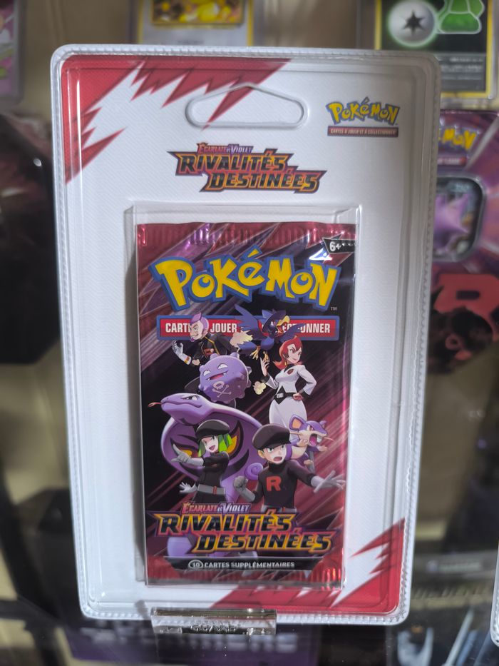 Booster Pokémon EV10 Rivalités Destinées – Scellé plastique (Team Rocket)
