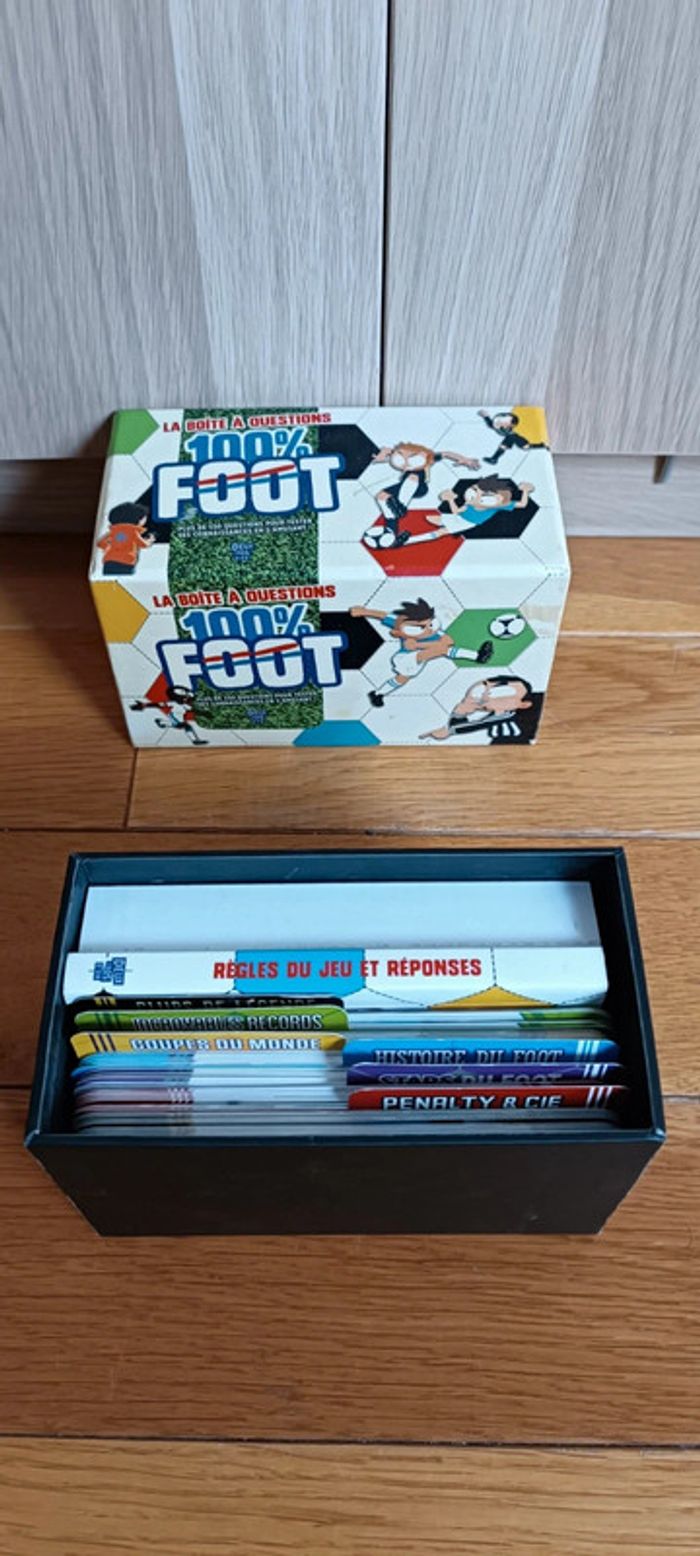 La boîte à question 100 % foot. Jeu complet - photo numéro 3