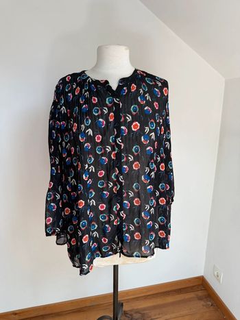 Superbe blouse fluide en voile ample Monoprix 🌸 40 42 44