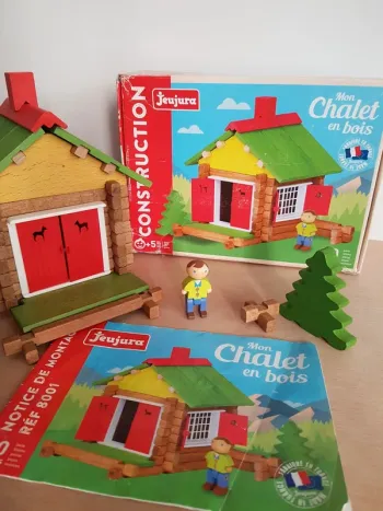 Jeujura jeu de construction Mon chalet en bois