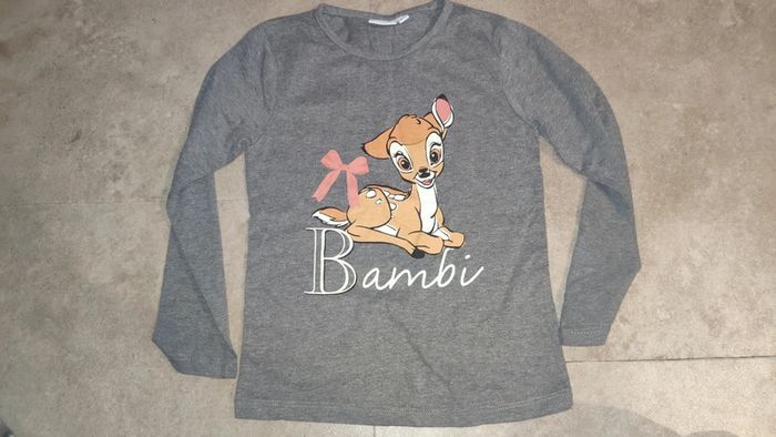 T-shirt manche longue Bambi