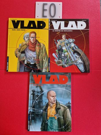 Lot de 3 bd vlad 1 à 3,EO