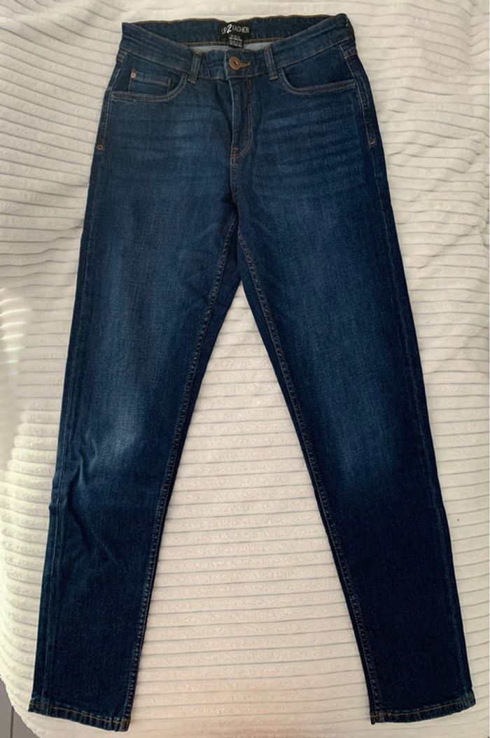 Jean bleu femme
