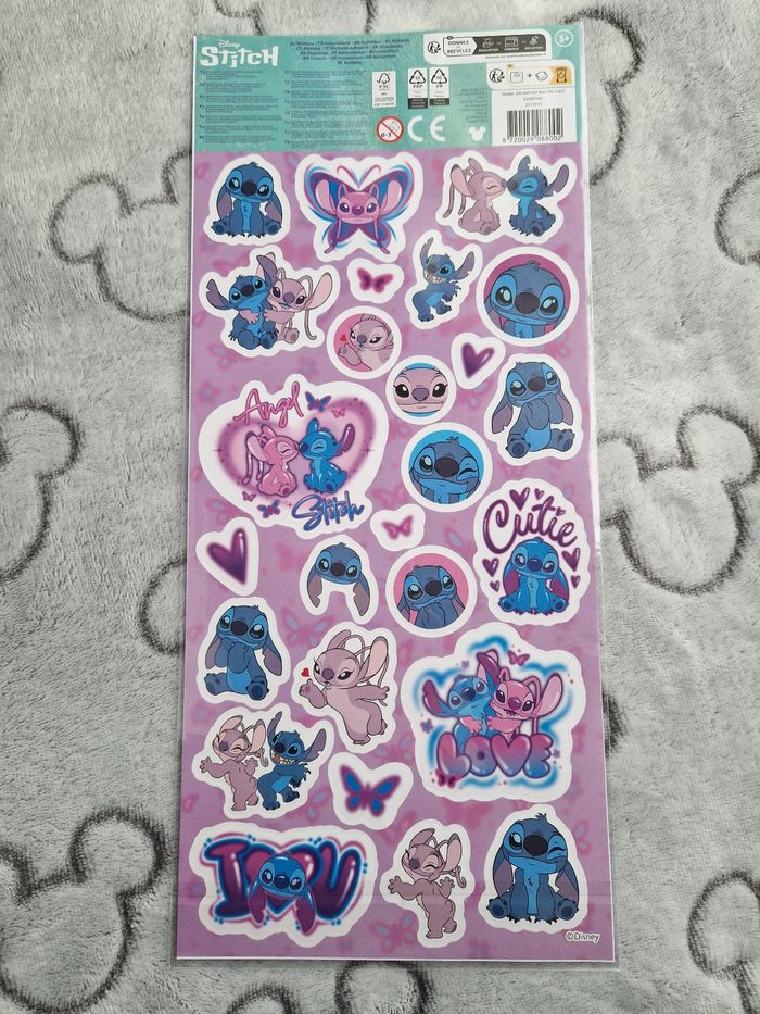 Lot stickers et cartes stitch - photo numéro 6