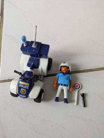 Quad police playmobil