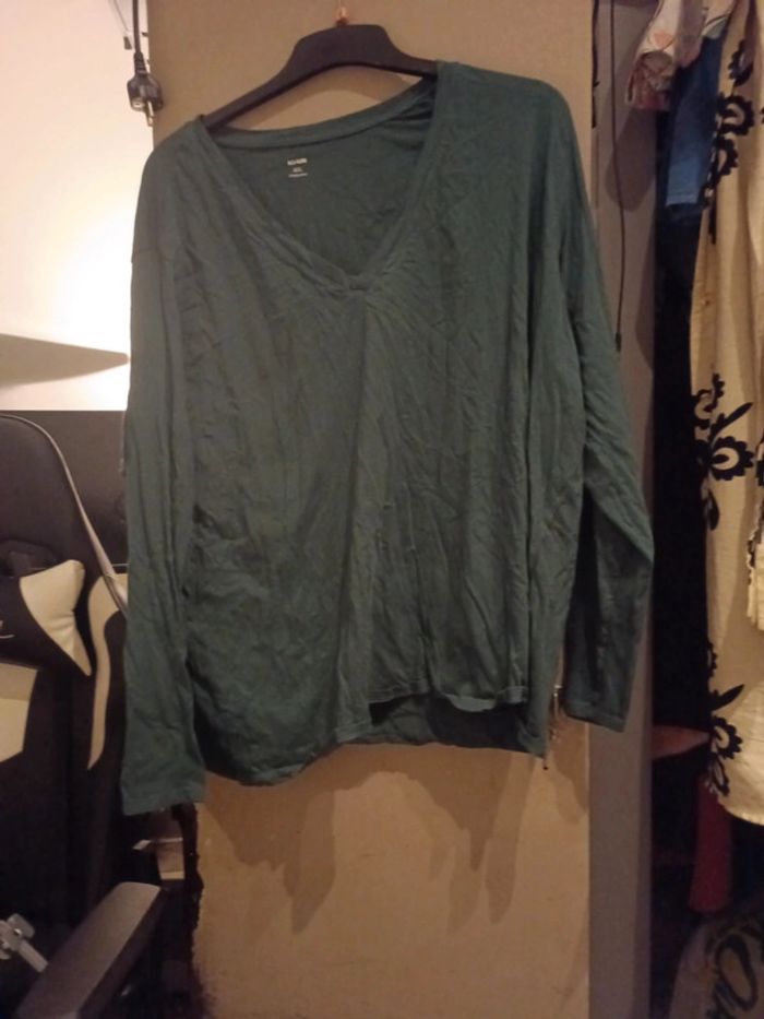 T-shirt femme vert - photo numéro 6