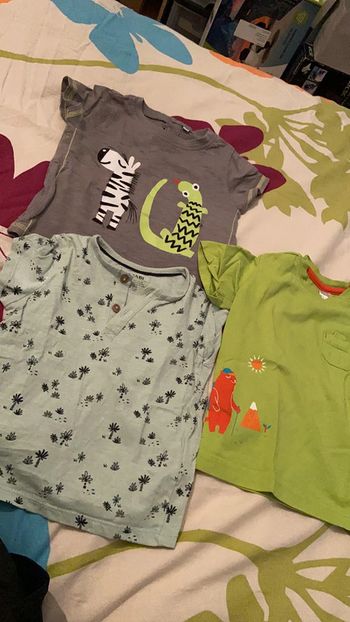 Lot tee shirts 18 mois