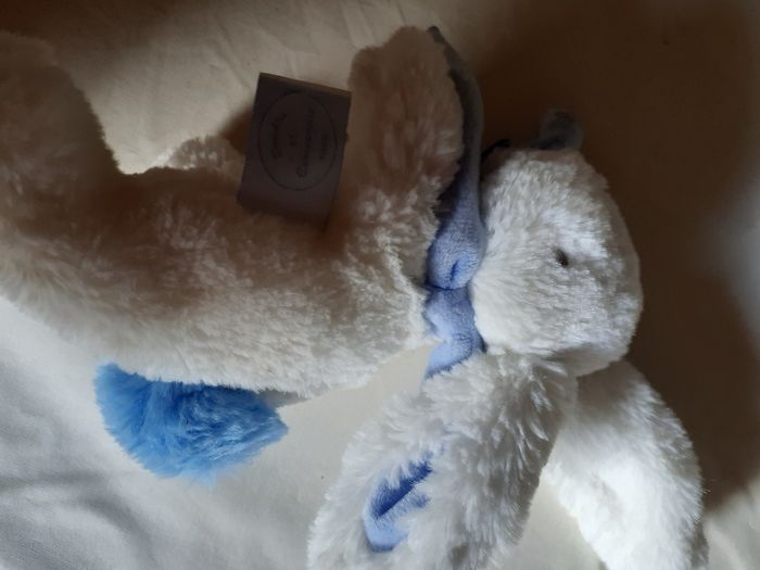 Lapin bonbon bleu- Doudou et Compagnie - photo numéro 4