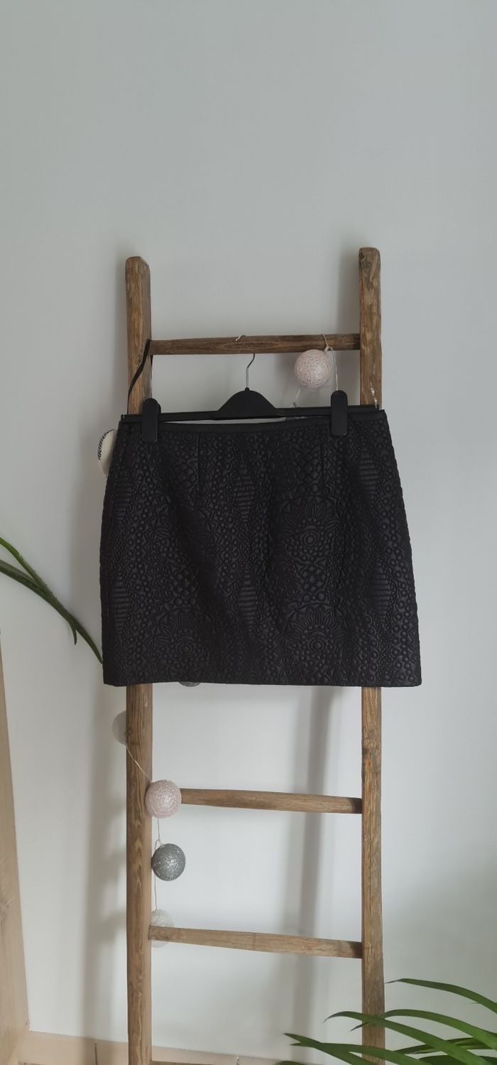 Jupe simili cuir Promod taille 42 XL - photo numéro 2