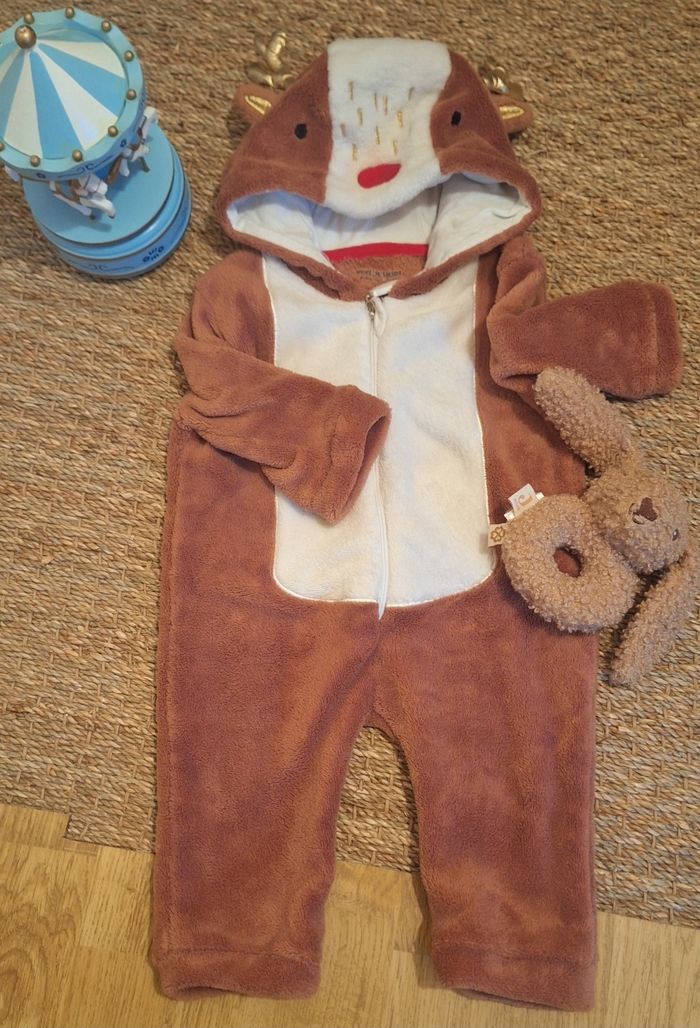 Combi Renne de Noël 6 mois - photo numéro 2