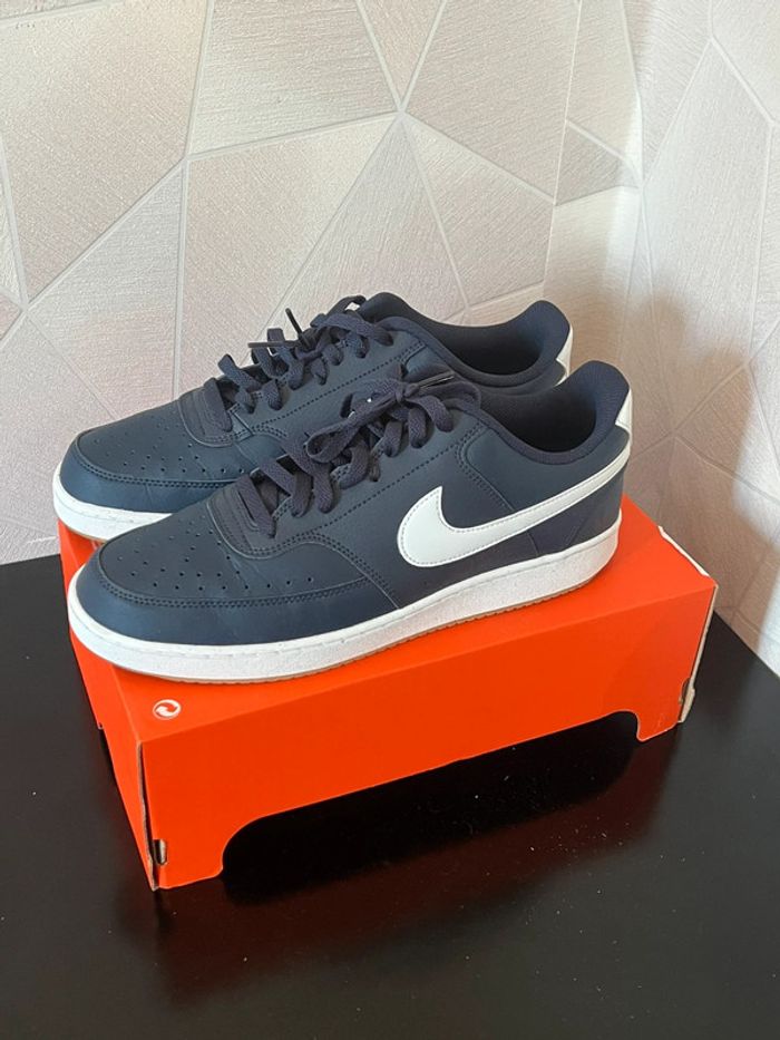 Nike Court Vision Low Obsidian/Blanc – Neuf avec étiquette – Taille 45