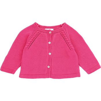 Cardigan 3 mois en coton Laranjinha