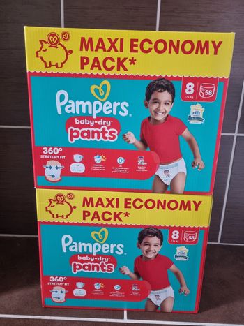 Pampers taille 8