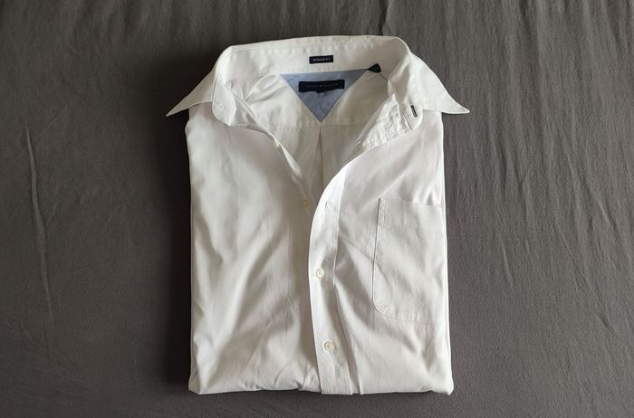 Vêtement Homme Chemise blanche Tommy Hilfiger taille M L 16 34-35 Regular fit #Retrostreet