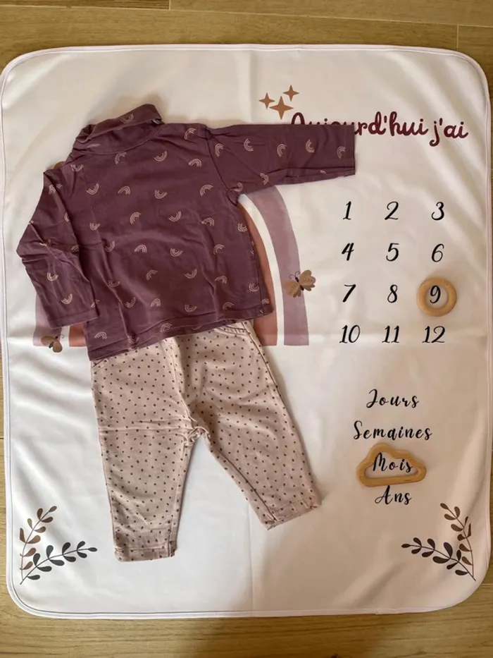 Ensemble bébé fille Tex – Taille 9 mois