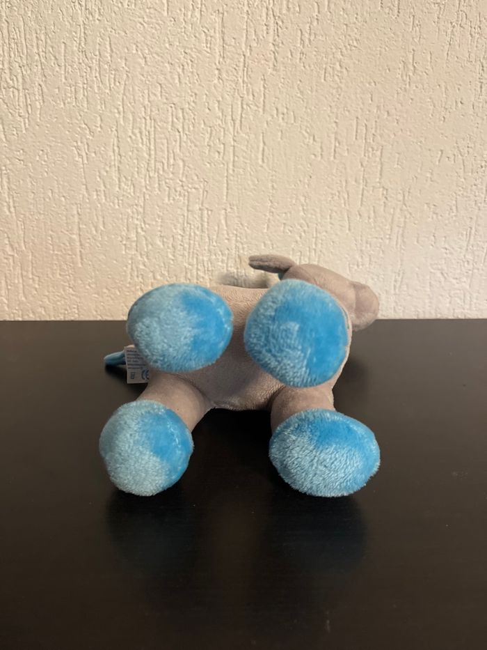 Peluche girafe bleu et gris - photo numéro 6