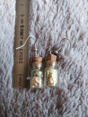 Boucles d'oreilles bouteilles