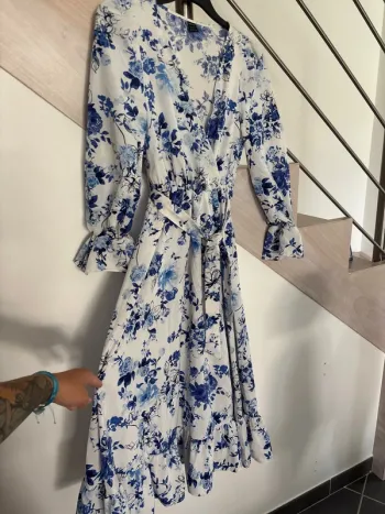 Robe longue fleurit