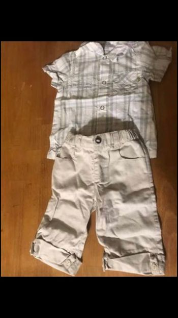 Ensemble pantalon et chemisette 9 mois