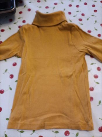 Sous pull jaune moutarde