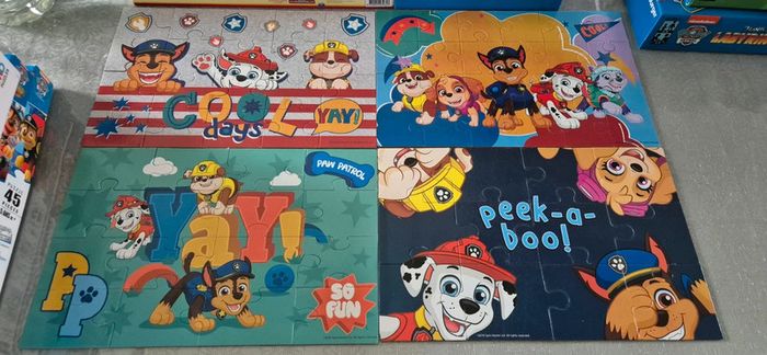 Boîte de 4 puzzles en 1 Pat Patrouille nickelodeon - photo numéro 3