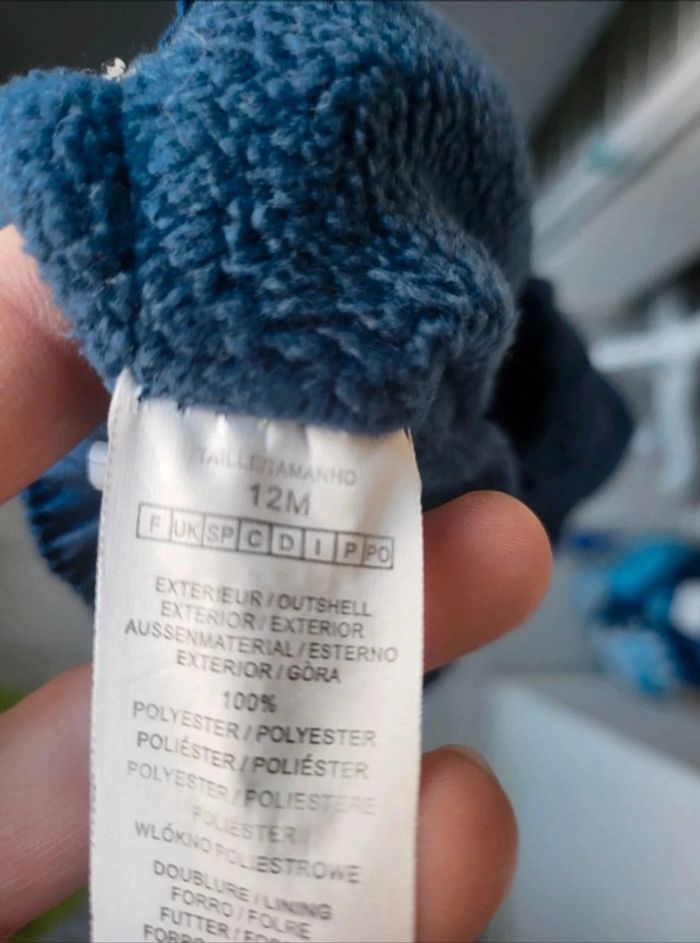 Pantalon chaud polaire intérieur mini gang garcon 12mois - photo numéro 4
