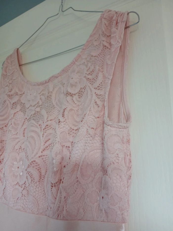 Magnifique robe rose taille L - photo numéro 5