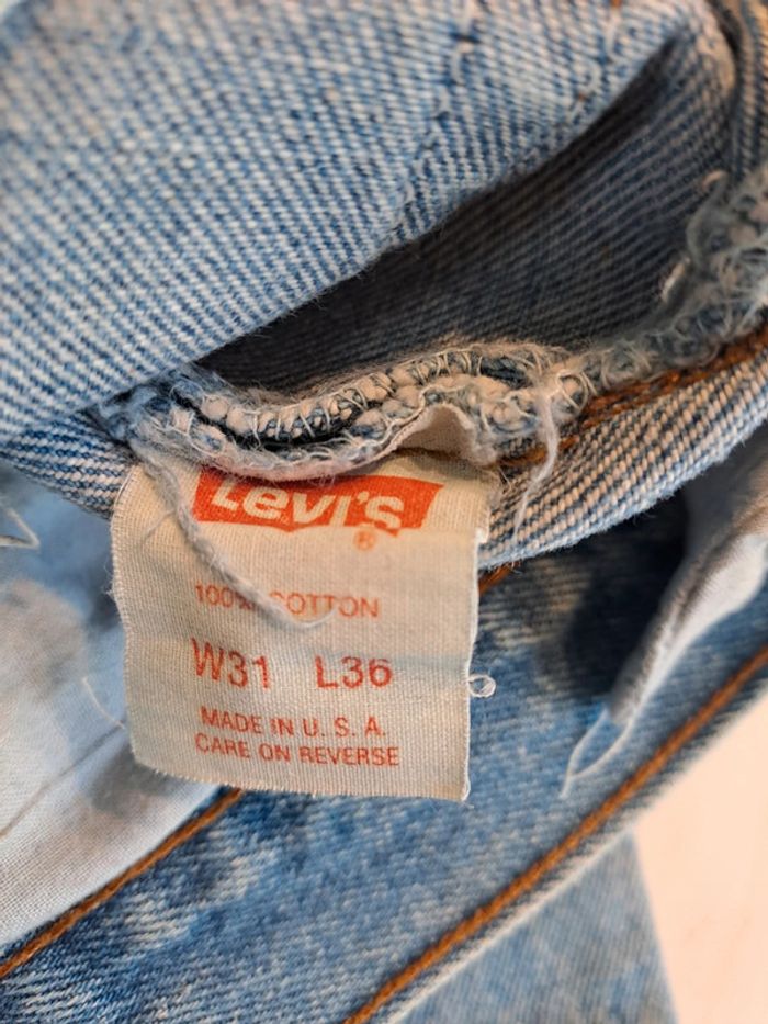 Jeans Levi's 501 made in USA 26x28 - photo numéro 5