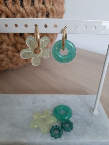 Creoles pampilles interchangeables 