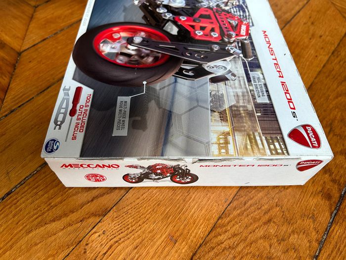 NEUF: meccano monster 1200: construis ta moto et amuse toi - photo numéro 3