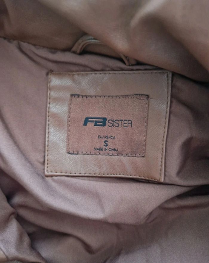 Doudoune / veste fille marron FBsister Taille S - photo numéro 7